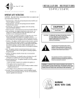 Omnimount 10035 TV Mount User Manual