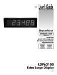 Omega Vehicle Security LDP63100 Computer Monitor User Manual