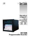 Omega RD100B Microcassette Recorder User Manual