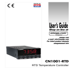 Omega Engineering CN1001-RTD Marine Instruments User Manual