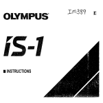 Olympus IS-1 Digital Camera User Manual