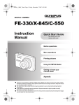 Olympus FE-330 Digital Camera User Manual