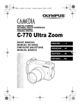 Olympus C-770 Digital Camera User Manual