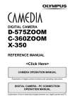 Olympus C-360ZOOM Digital Camera User Manual