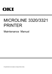 Oki 3321 Printer User Manual