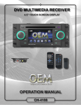 OEM Systems CH-4100 Car Video System User Manual
