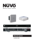 Nuvo Stereo System Stereo System User Manual