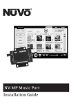 Nuvo NV-MP Stereo System User Manual