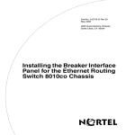 Nortel Networks 8010co Switch User Manual