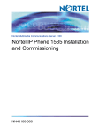 Nortel Networks 5100 IP Phone User Manual
