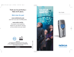 Nokia 8270 Cell Phone User Manual