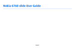 Nokia 6760 Cell Phone User Manual