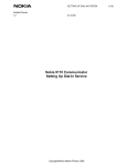Nokia 3.1 21.04.99 Cell Phone User Manual