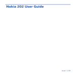 Nokia 202 Cell Phone User Manual