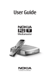 Nokia 121 T Satellite TV System User Manual