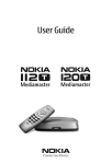 Nokia 120T Satellite TV System User Manual
