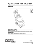 Nilfisk-Advance America 18FLX Vacuum Cleaner User Manual