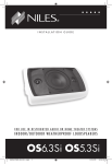 Niles Audio OS6.3Si Speaker System User Manual