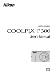 Nikon COOLPIXP300BK Digital Camera User Manual