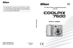 Nikon 7600 Camcorder User Manual