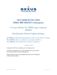 Nexus 21 1066MT/s Interposer Computer Hardware User Manual