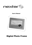 Nextar N7-115 Digital Photo Frame User Manual