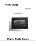 Nextar N7-105 Digital Photo Frame User Manual