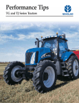 New Holland TG Series Lawn Mower User Manual