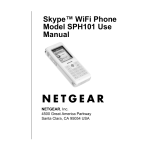 NETGEAR SPH101 IP Phone User Manual