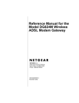 NETGEAR DG824M Network Card User Manual