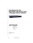NETGEAR 7300 Series Switch User Manual