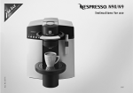Nespresso N90 Coffeemaker User Manual