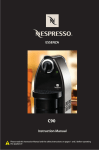Nespresso C90 Espresso Maker User Manual