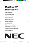 NEC 95F Computer Monitor User Manual