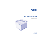 NEC 4600N Printer User Manual