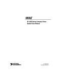 National Instruments NI 1450 Series Digital Camera User Manual