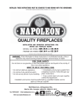 Napoleon Fireplaces GDS 28-P Electric Heater User Manual