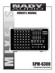 Nady Systems SPM-6300 Musical Instrument User Manual