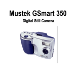 Mustek GSmart 350 Digital Camera User Manual