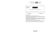 Musical Fidelity M1CDT CD Player User Manual