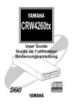 Musica CRW4260tx CD Player User Manual