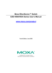 Moxa Technologies EDS-408A Switch User Manual