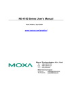 Moxa Technologies EDS-408A Switch User Manual