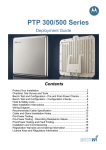 Motorola PTP 300 Network Router User Manual