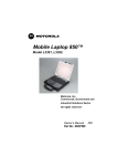 Motorola L3392 Laptop User Manual