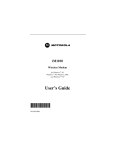 Motorola iM1100 Network Card User Manual