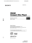 Motorola CDX-GT710 CD Player User Manual