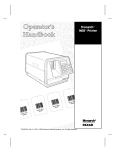Monarch 9403TM Printer User Manual