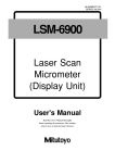 Mitutoyo LSM-6900 Caller ID Box User Manual