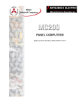 Mitsubishi Electronics MC 200 CRT Television User Manual